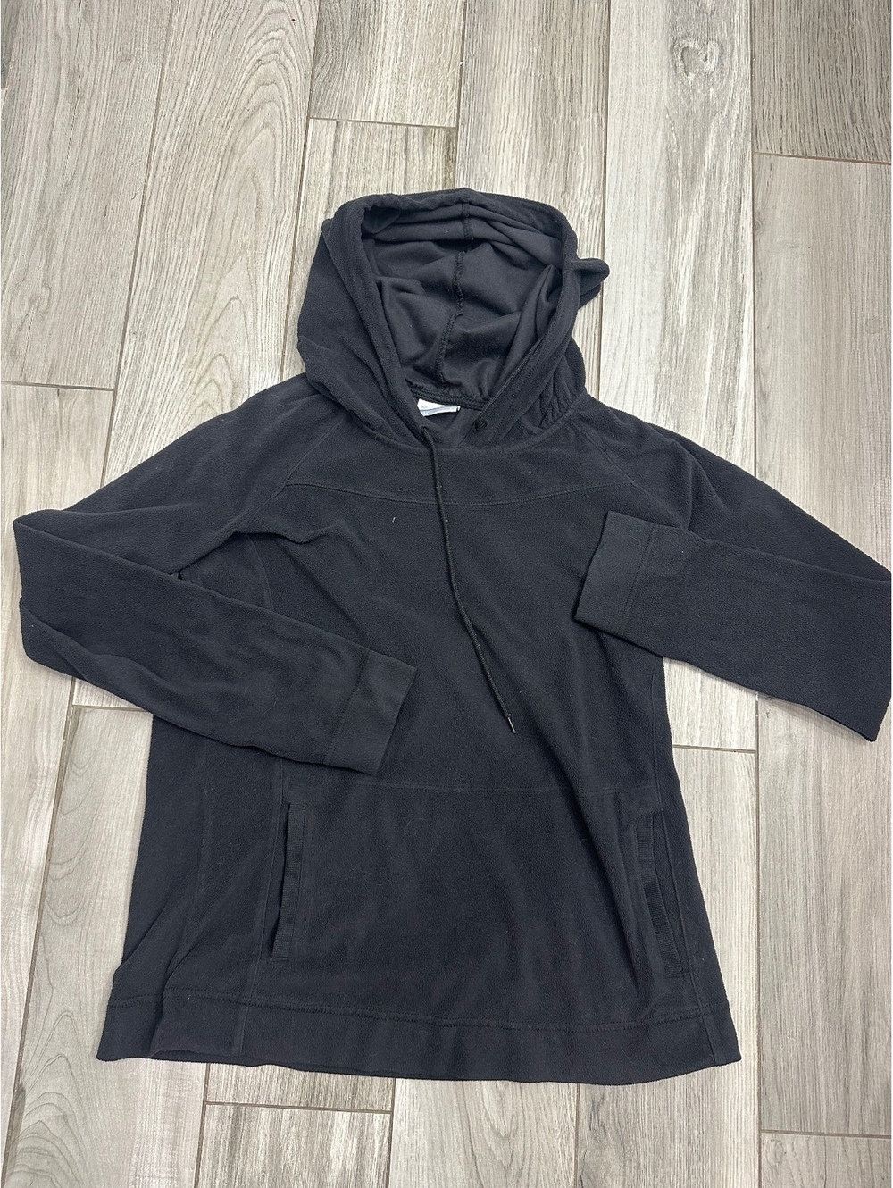 Columbia Black Pullover Hoodie Sweatshirt Size L